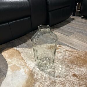 Elegant Clear Glass Vase